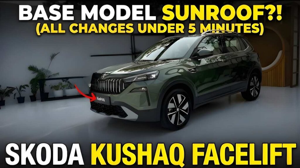 New Skoda Kushaq 2026 Launched - Advanced Tech, Powerful Engines and Stylish Upgrade