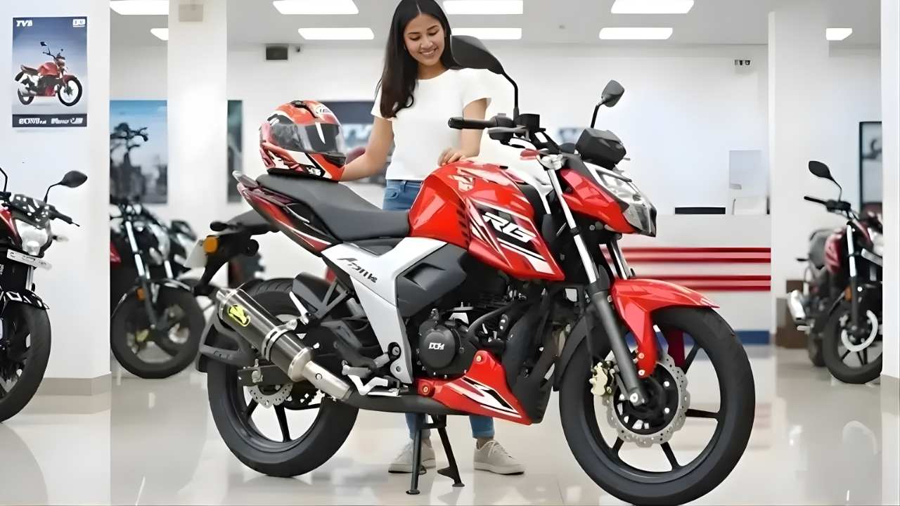 TVS Apache 160 2026 Launched - Sporty Design, 65 kmpl Mileage & Modern Features